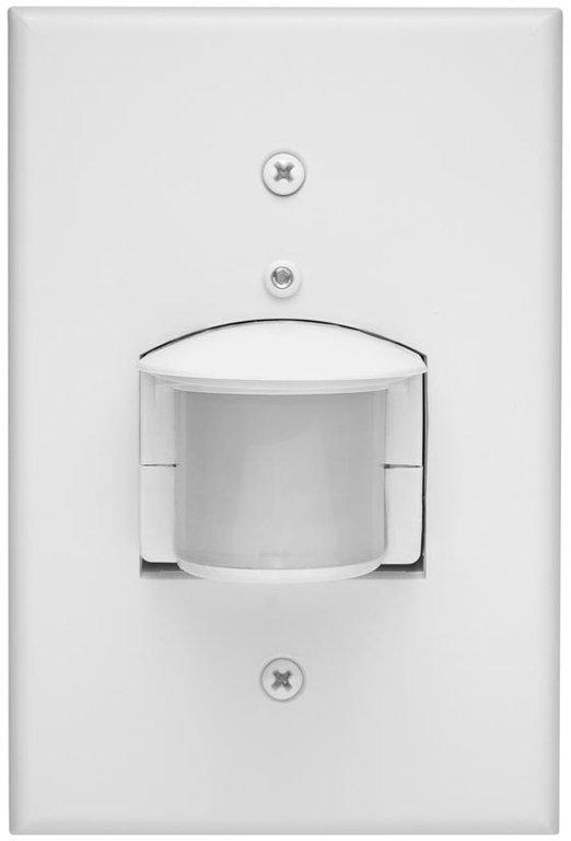 Rab SB500W  Tilt-Down Adjustment Smart Box Motion Sensor, 180° view, 500W, 120 volt, White Finish