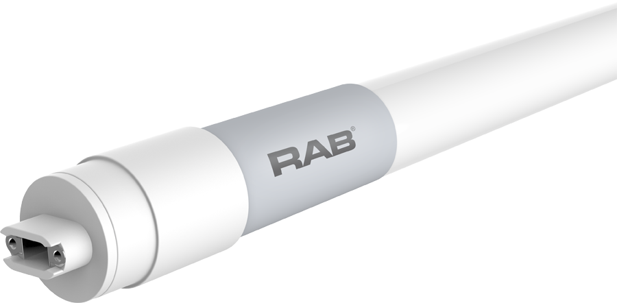 Rab T8-43-96G-R17d-840-DE-BYP 43W R17d 4000K 5500LM LED TUBE T8 GLASS 8ft TYPE B Lamp. *Discontinued*