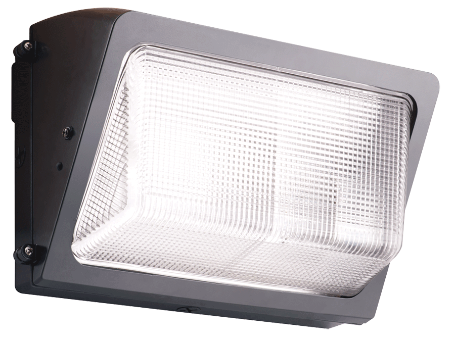 Rab WP3H-250PS-QT-BZ 250 watt Pulse Start MH Wallpack Fixture, 17" x 10" x 9" tall, Glass lens, ED28 lamp included, 25000 lumens, 120-277 volt, Bronze Finish. *Discontinued*